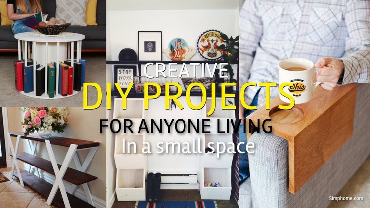 20 Creative DIY Projects for Anyone Living in a Small Space
