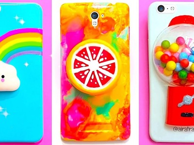 6 DIY STRESS RELIEVER PHONE CASES | Easy & Cute Phone Projects & iPhone Hacks