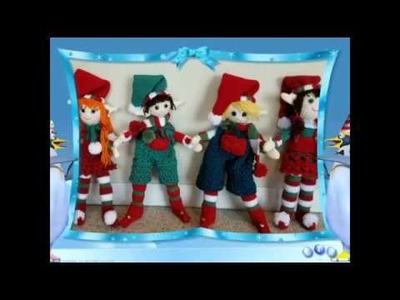 Crochet Heirloom Christmas Boy Elf Outfit Part 6 of 6 DIY video tutorial