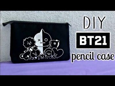 DIY BTS BT21 Pencil Case