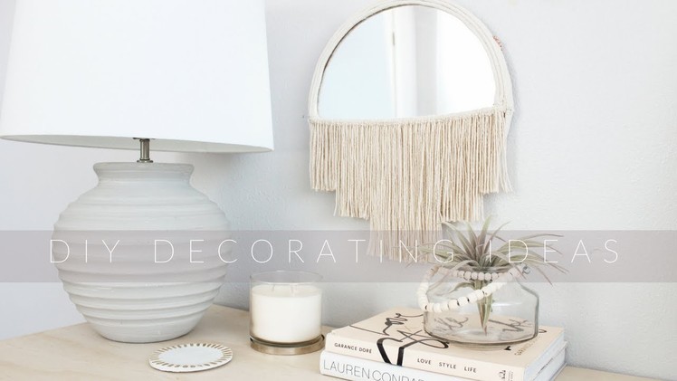 DIY DECORATING PROJECTS|IDEAS