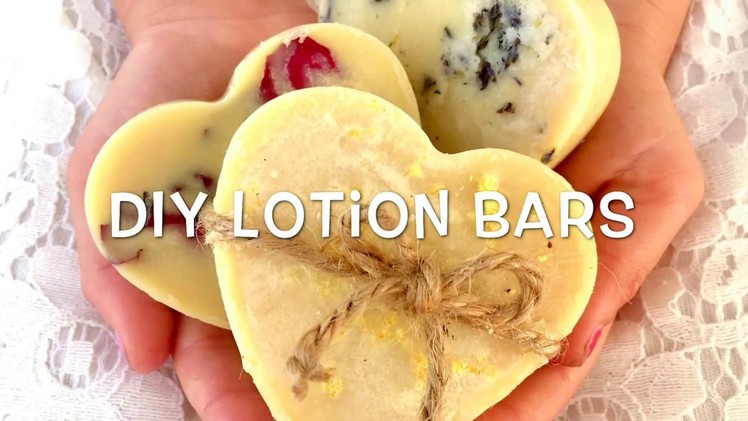 DIY Essential Oil Lotion Bars| 3 Ingredient Recipe| Bath & Body