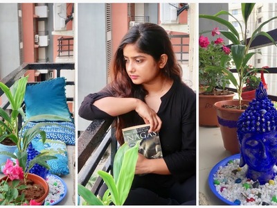 DIY Glam Balcony Makeover || My Indian Balcony Garden || Real Home , Budget Design
