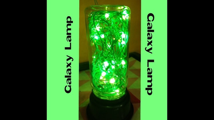 DIY -how to make  a galaxy lamp, best out of waste,empty bottle best use