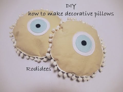 DIY How to make decorative pillows