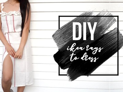 Diy Ikea Rags into Ruffle Midi Dress | Injoyy