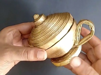 DIY Newspaper crafts Idea | Best Out of Waste | DIY Aladdin Prodip!