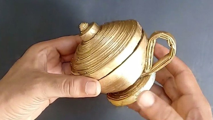 DIY Newspaper crafts Idea | Best Out of Waste | DIY Aladdin Prodip!