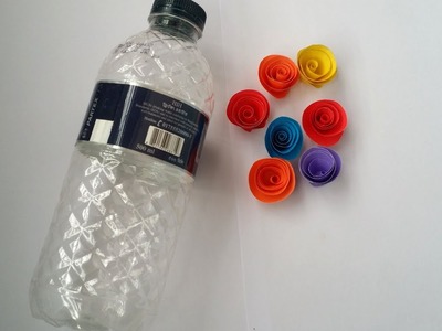 DIY: Plastic Bottle Crafts!! Best Use of Waste Bottle!! Makeup Organizer With Plastic Bottle!!!