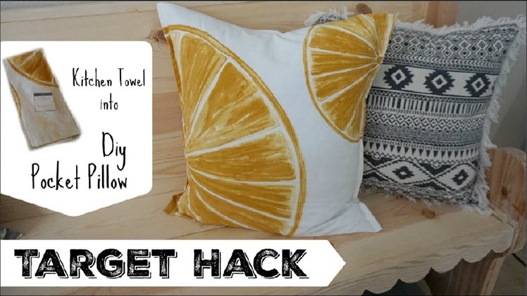 DIY Pocket Pillow Cover |  Easy Target Hack | Momma From Scratch