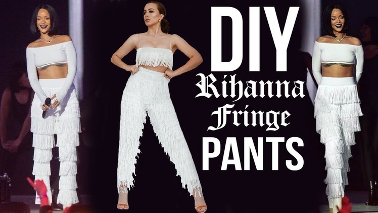 DIY RIHANNA - FRINGE PANTS - ( EASY ) | Tijana Arsenijevic