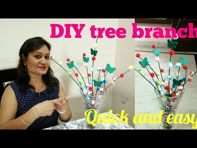DIY tree branch,tree branch diy decore,easy decor ideas,anvesha,s creativity