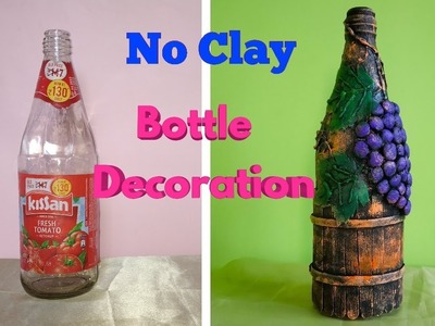 DIY Waste Glass Bottle Decoration Idea | Best out of waste