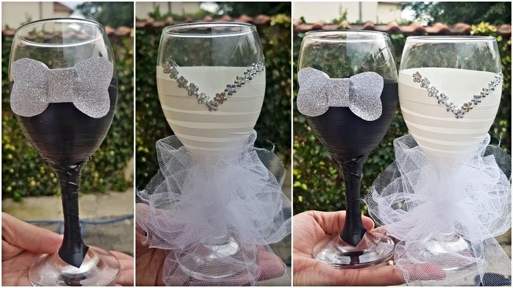 DIY Wedding Glass Decoration Ideas. Wedding Crafts