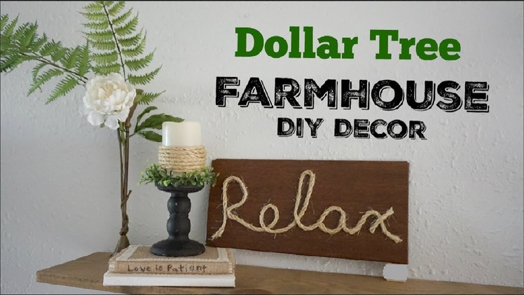 DOLLAR TREE DIY FARMHOUSE DECOR | Momma From Scratch