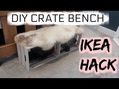 IKEA STORAGE SOLUTIONS | DIY STORAGE CRATE BENCH | KERRY WHELPDALE