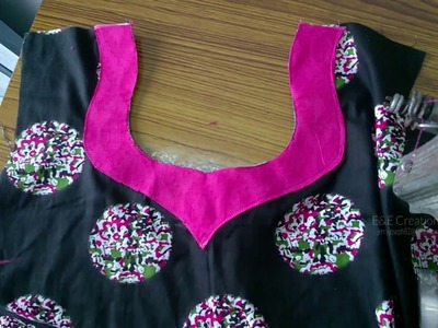Simple nighty neck design cutting in malayalam and stitching part -2