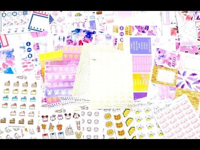 Sticker Haul ft. Sweet Ava's Paper, Student Planning, Lmae Plans, & More!