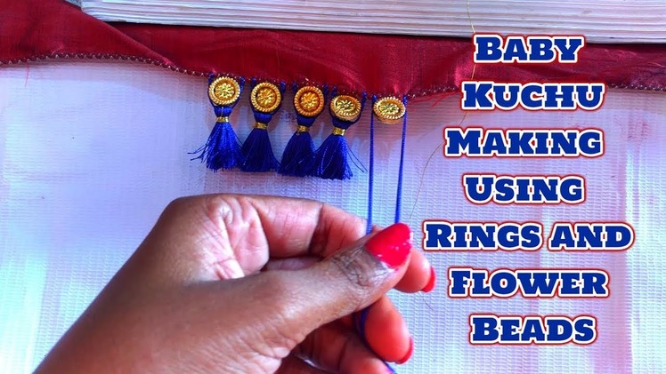 Baby kuchu making with Rings and flower beads I Ladies Club