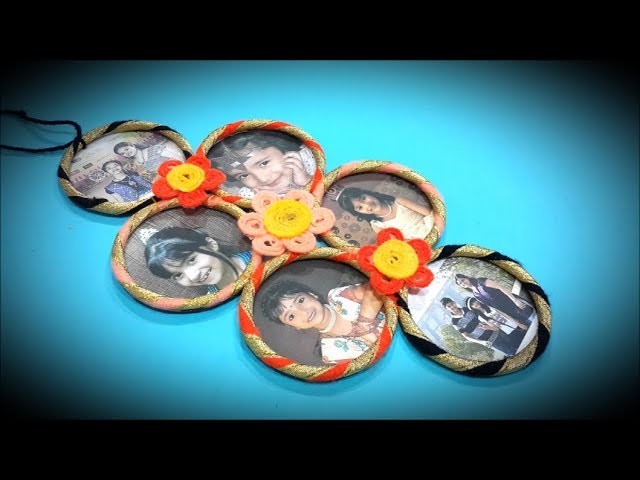 Bangle photoframe. Best out of waste craft with bangles