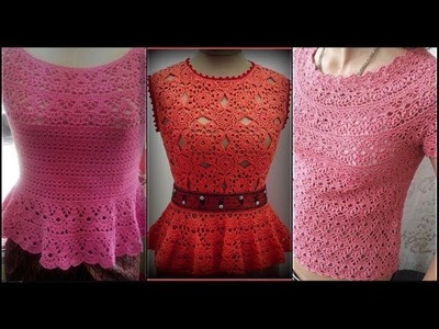 Beautiful Crochet Tops For Girls||Stylish Crochet Top For Girls and Women||CROCHET GIRLS CLOTHES