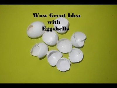Best out of craft with Eggshells || Beautiful show piece decorative idea with Eggshells