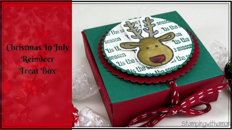 Christmas In July Reindeer Treat Box