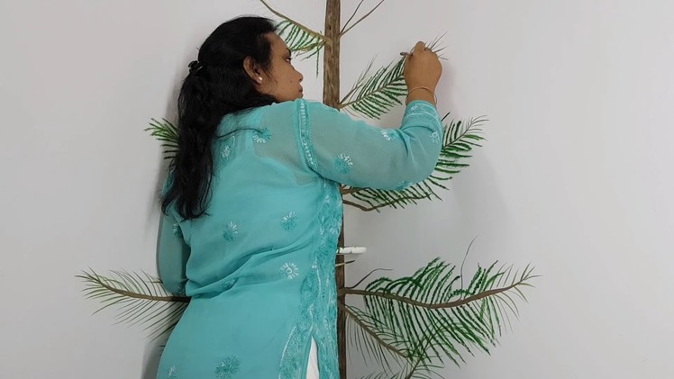 Christmas Tree Wall Painting - Part 1