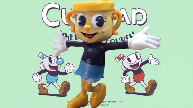 Cuphead: The Delicious Last Course, Ms. Chalice Polymer Clay Sculpture