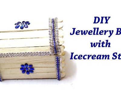 DIY Jewellery Box with Icecream Sticks