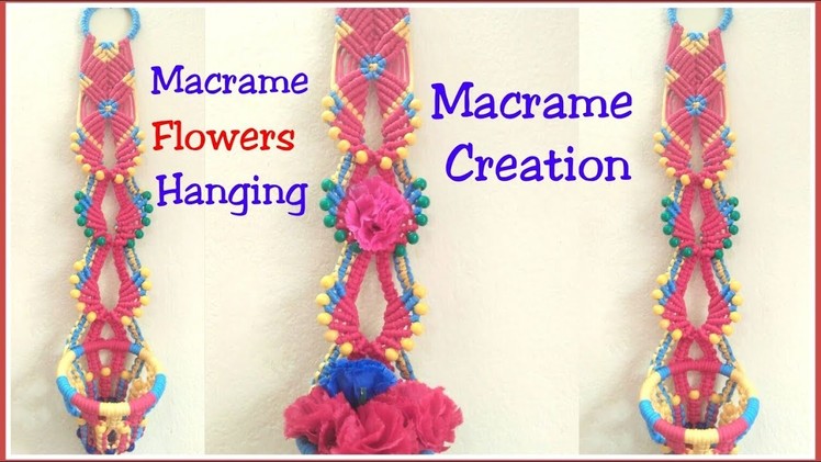 DIY Macrame Flower Wall Hanging New Design