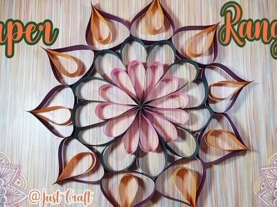 DIY Paper Rangoli | Paper Craft Ideas | Diwali Craft Ideas | Just Craft