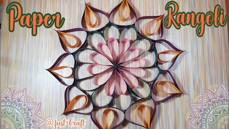 DIY Paper Rangoli | Paper Craft Ideas | Diwali Craft Ideas | Just Craft