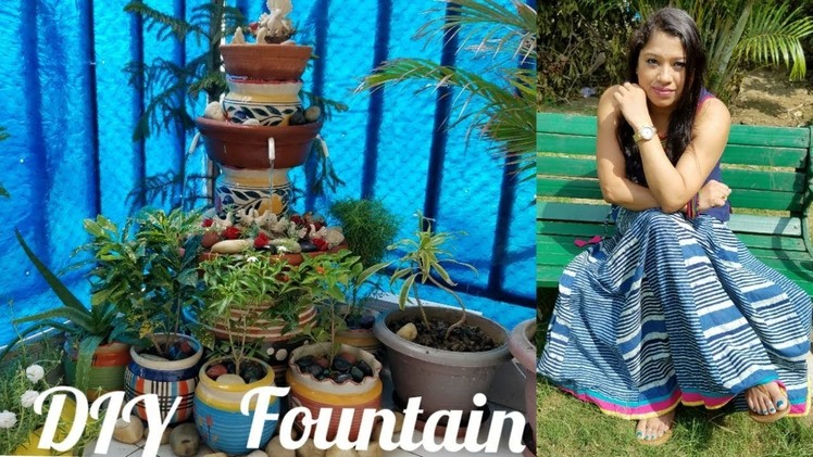 DIY: Terracota.Clay Pot Fountain under Rs 1000 | How To Make Easy & Beautiful Waterfall for balcony