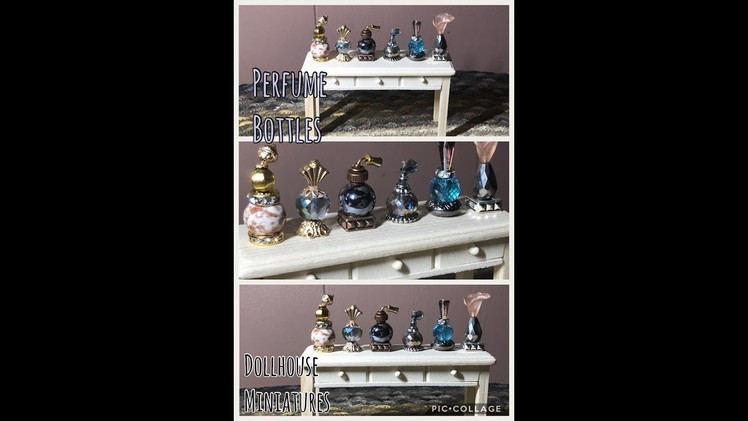 Dollhouse Miniatures Perfume Bottles DIY - Dollhouse Series
