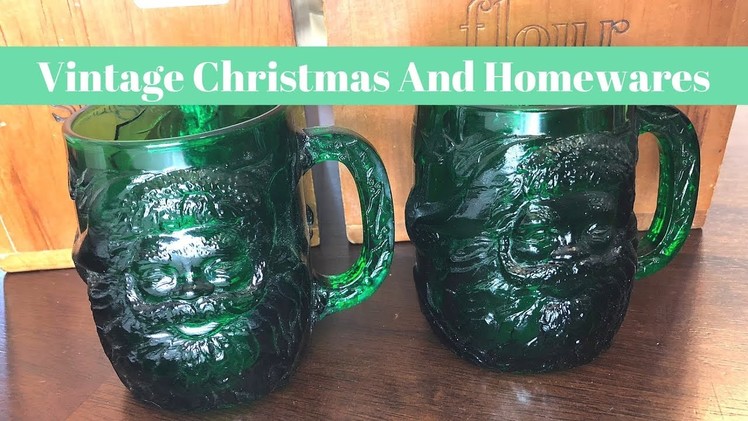 GOODWILL THRIFT HAUL | Vintage Christmas and Homeware!