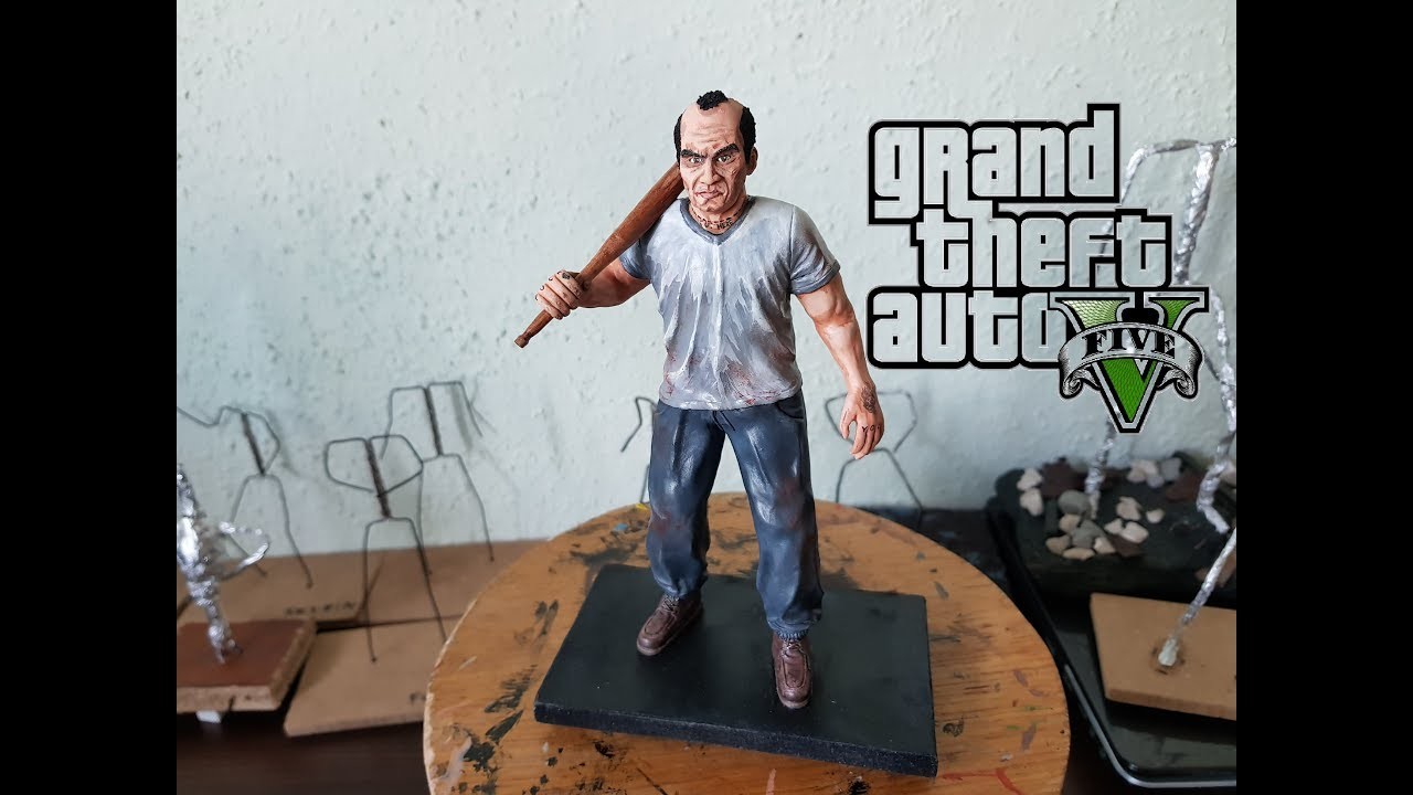 Grand Theft Auto V (GTA V) - Trevor Philips, Polymer Clay Tutorial