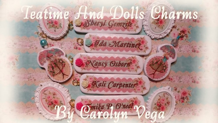 Handmade Shabby Chic Charms And Gift Bags