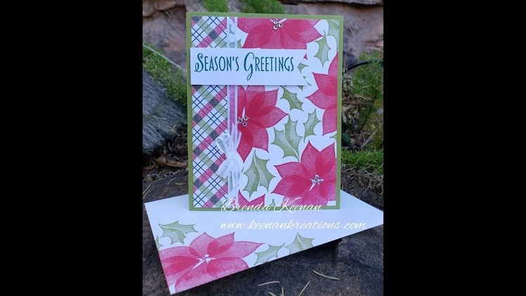 How to create a "Stylish Christmas" card using Stampin' Up! products