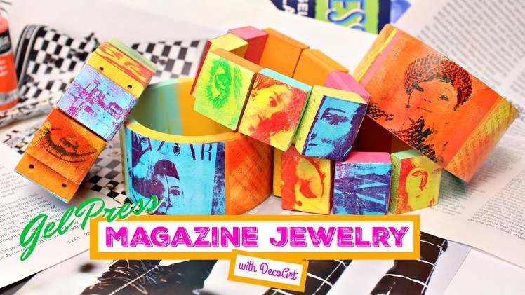 HOW TO: Gel Press Pop Art Jewelry