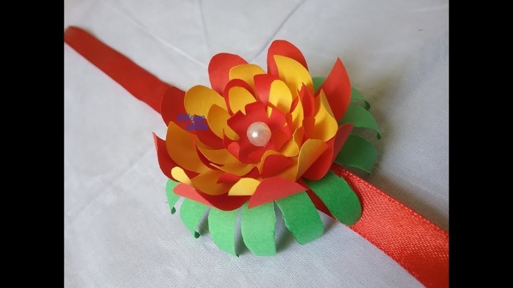 How to make Rakhi #12 ,DIY Rakhi making ideas for school compitetion,handmade rakhi for Rakshabandan