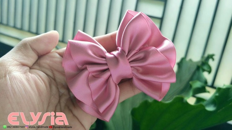 New laço Helena Satin Ribbon 38mm ???? Ribbon Bow ???? DIY by Elysia Handmade