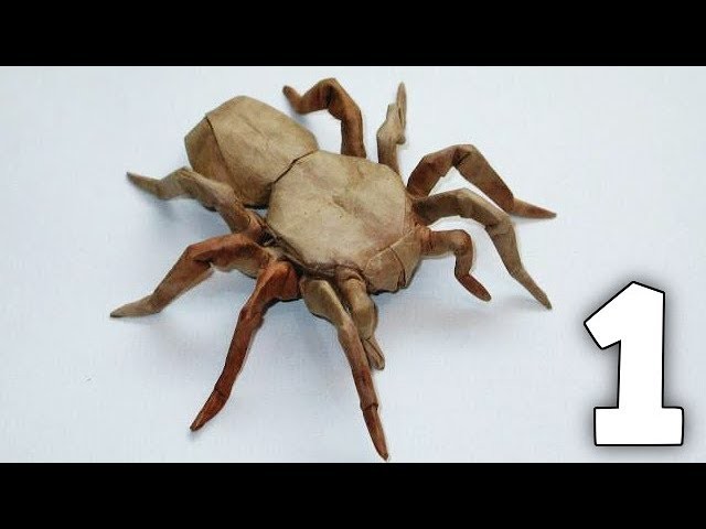 Origami 8 Legged Tarantula Tutorial (Robert Lang) Part 1.2