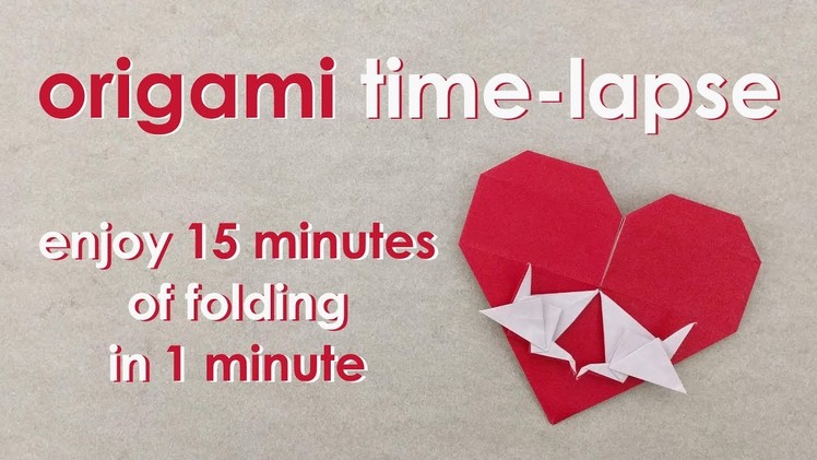 Origami Time-Lapse: Love Birds (Francis Ow)
