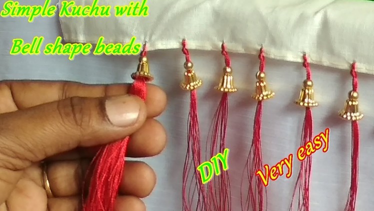 Saree Kuchu.tassel with bell shape beads
