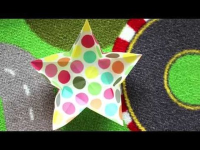 Tanabata origami star container 七夕折り紙【星の入れ物】