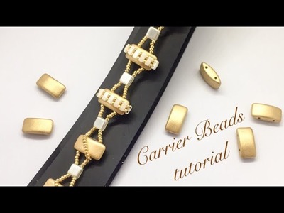 Tutorial Carrier Beads Bracelet “ Alice in Wonderland"