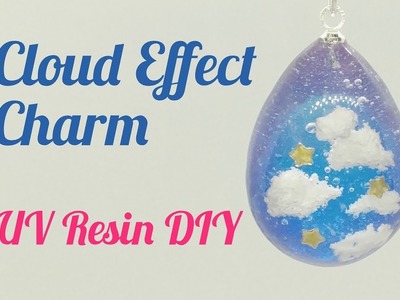 UV Resin DIY Cloud Effect Charm