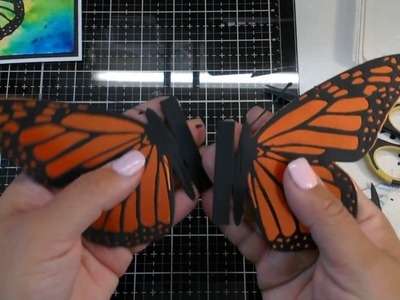 3D pop up butterfly card
