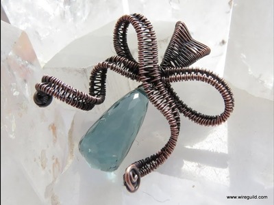 Bow Bell Pendant - A Woven Wire Pendant Tutorial